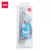 凑单品： deli 得力 71964 方格尺子 4件套 *5件
