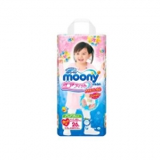 moony 尤妮佳 女婴用拉拉裤 XXL26片 *3件 222.57元含税包邮