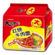 今麦郎 大今野红烧牛肉面 五连包