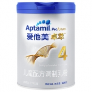 616预告：Aptamil 爱他美 白金版 儿童配方奶粉 4段 四罐装 992元包邮，赠119元品牌滑行车