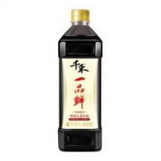 千禾 酱油 一品鲜特级头道生抽酱油 不加防腐剂 1L *5件