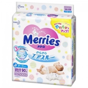花王 妙而舒 Merries 新生儿纸尿裤 NB90片*3