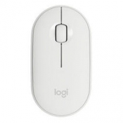 Logitech 罗技 Pebble 轻薄型静音双模鼠标 米白色