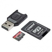 金士顿（Kingston）64GB U3 V90 A1 8K TF(Micro SD) 存储卡 读速285MB/s 写速165MB/s 附带SD适配器和读卡器