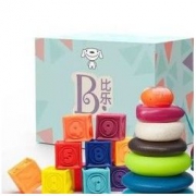 B.Toys 比乐 捏捏乐+叠叠乐套装 *2件