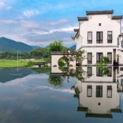 黄山涵田度假村 水墨汽车亲子套房2晚 含早+下午茶+迷你吧