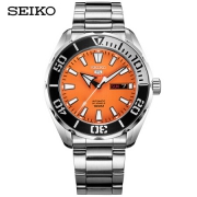 京东PLUS会员：SEIKO 精工 SRPC55J1 5号 橘盘水鬼 机械男表
