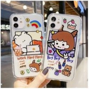 乌咚玥 卡通可爱透明硅胶手机壳 iPhone多机型