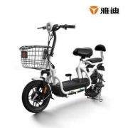 27日0点：雅迪（yadea）新国标电动自行车 小飞侠白色