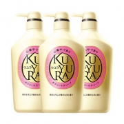 可悠然（KUYURA） 美肌沐浴露 550ml 3瓶装