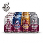 GREAT LEAP BREWING 大跃啤酒 精酿 330ml*12听（银针甫子少帅隐士） *2件