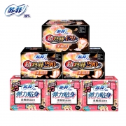 Sofy 苏菲 弹力贴身 日夜套组6包（日用230mm 10片*3包+夜用420mm 4片*3包） 29.9元包邮（需用券）