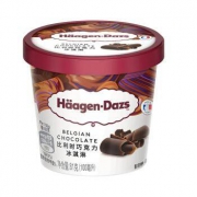PLUS会员：Hagen·Dazs 哈根达斯 比利时巧克力口味冰淇淋 100ml*6件