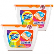 汰渍 Tide 护色防串色洗衣凝珠19颗X2 花果香 *2件