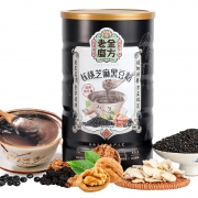 老金磨方 黑芝麻核桃黑豆粉 600g