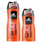 Adidas 阿迪达斯 男士三效洁颜洗发沐浴露 400ml+250ml