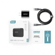 CHOETECH 快速充电器 18W + MFi认证 PD快充编织线 1.2米 套装