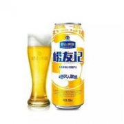 青岛崂山啤酒 崂友记 10度500*12足球罐啤 国产官方自营 *3件