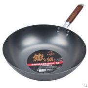 五福源仕 熟铁炒锅 32cm