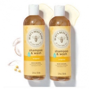 Burt's Bees 伯特小蜜蜂 宝宝儿童沐浴露洗发水二合一 350ml 2瓶