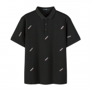 Semir 森马 12-330796 男士撞色印花polo衫