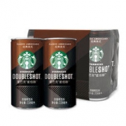 星巴克（Starbucks）星倍醇 经典美式味 浓咖啡饮料 228ml*6罐分享装 *2件