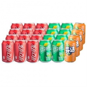 限地区：可口可乐 可乐*12+雪碧*8+芬达*4  330ml *24瓶