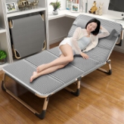 美憩折叠床   赠4D透气垫  特粗加宽方管    194*68*30CM