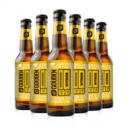 豪登（GOUDEN）比利时风味小麦白啤酒 比利时进口 精酿组合装 330ml*6瓶 *2件