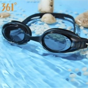 361度 游泳眼镜 黑色/蓝色平光