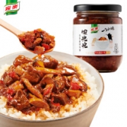 家乐 拌饭酱 饭光光  香菇牛肉酱 下饭菜拌面酱辣椒酱火锅蘸料 200g *3件