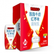 荷兰乳牛 脱脂牛奶 红枣/香蕉/红枣口味 200ml*12支*2件