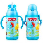 Fisher-Price 费雪 真空不锈钢水壶套装（两用）蓝色 400ml *2件