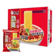 康师傅 方便面 劲爽红烧牛肉面 24袋 *2件