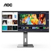 AOC U34P2/BS 34英寸 IPS带鱼屏显示器 （1440P、75Hz、98I-P3）