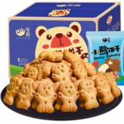 零趣 小熊字饼干 曲奇 整箱500g