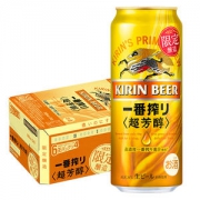 日本原装进口 麒麟KIRIN 一番榨超芳醇 精酿日式啤酒 500ml*24罐