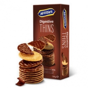 优惠升级：Mcvitie's 麦维他 全麦黑巧克力 涂层薄脆消化饼干 100g *10件