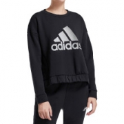 1日0点：ADIDAS 阿迪达斯 女子 型格系列 CREW METAL BOS 运动 套头衫 DX7201