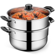 27日0点： COOKER KING 炊大皇 WG16300 不锈钢双层蒸锅 26cm