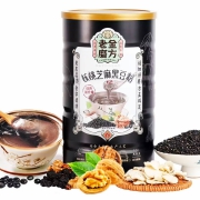 老金磨方 黑芝麻糊 核桃芝麻黑豆粉 600g