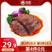 开袋即食 108gx4袋：恒都 五香卤牛腱