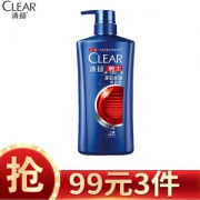 CLEAR 清扬 男士去屑洗发露 清爽控油型 500g *4件