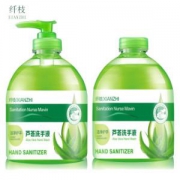 京东PLUS会员： 纤枝 芦荟除菌洗手液补充装 500ML/2瓶 *3件