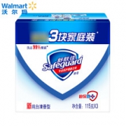 舒肤佳 香皂 长效呵护肌肤 新纯白清香型115g *3块