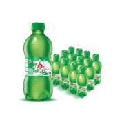PLUS会员：七喜7up 柠檬味 碳酸饮料 300/330ml*12瓶*2