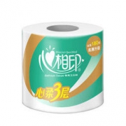 心相印卷纸27粒整箱装3层餐巾纸心柔180g卷筒纸家庭装厕纸卫生有芯卷纸纸巾