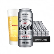 日本第一啤酒品牌 朝日 超爽系列生啤 500ml*24听