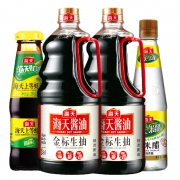 共4瓶 海天金标生抽大瓶*2+醋+蚝油 券后￥36.9