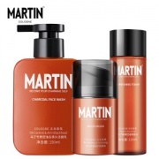 Martin 马丁 男士补水保湿护肤套装三件套（爽肤水120ml+焕肤乳50ml+洁面乳150ml）